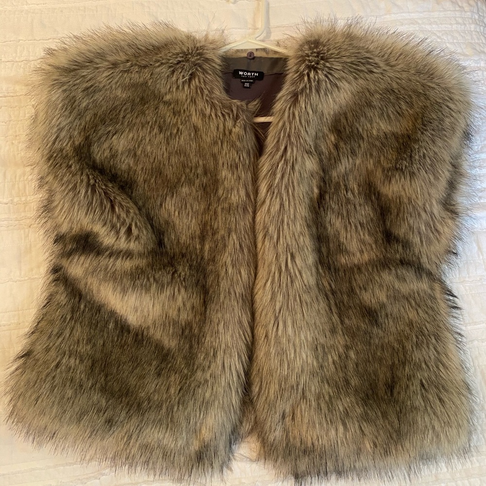 Worth New York Fur Vest